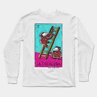 Loteria Apes #7: La Escalera Long Sleeve T-Shirt